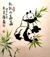 吉祥友善的熊猫Auspicious-Pandas